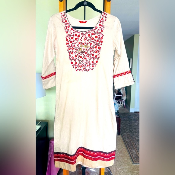 Dresses & Skirts - NWOT Span Straight Casual Cotton Kurta Tunic Size Medium